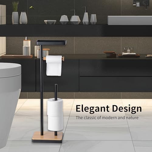 Clasin Home Toilet Paper Holder Stand