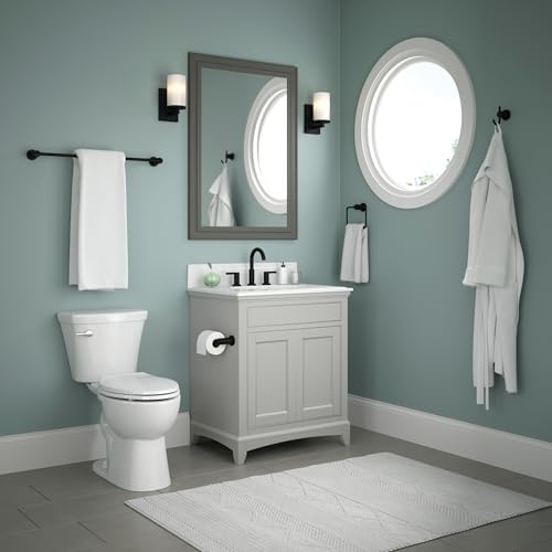 Delta Nicoli 4-Piece Bathroom Set - MATTE BLACK