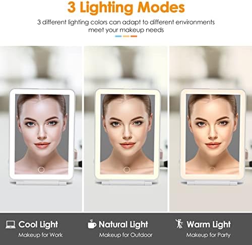 Scope of Style 72 LED Compact Travel Makeup Mirror with Touch Screen