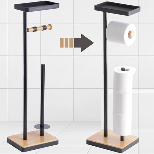 Clasin Home Toilet Paper Holder Stand