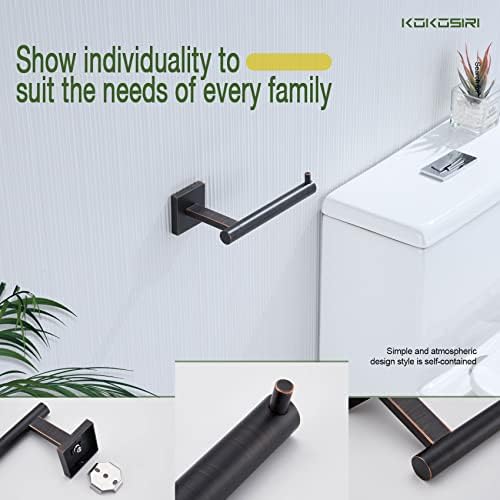 Sleek Oil Rubbed Bronze Toilet Holder Mega Rolls Stainless Steel KOKOSIRI