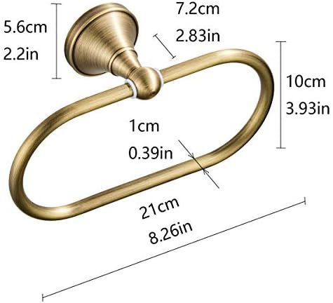 Sturdy Brass Towel Holder for Home Use