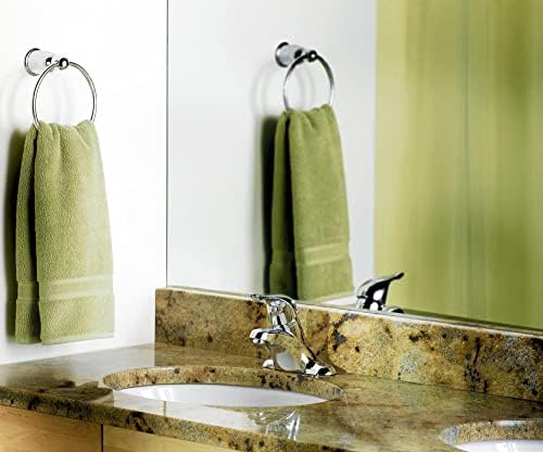 Moan KCPhantom Chrome Mason Towel Ring with Level Timer