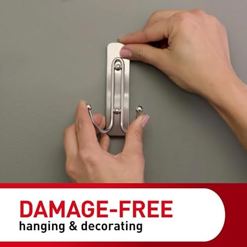 Command Large Double Bathroom Wall Hook