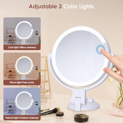 10x Magnifying Shower Mirror for Men