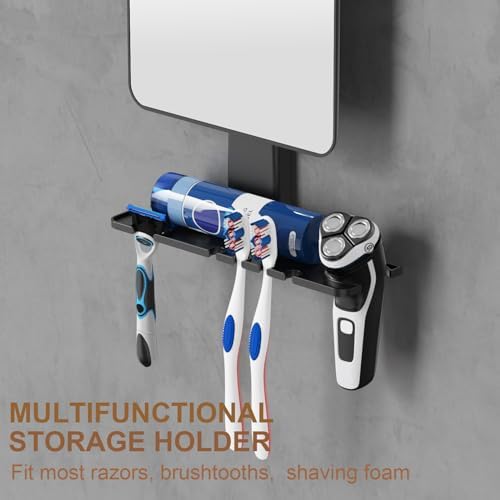 Fogless Shower Mirror w Razor Holder