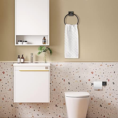 Black Toilet Paper Holder Set