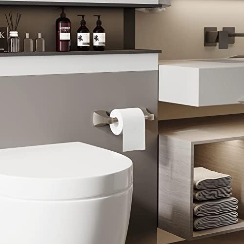Double-Post Toilet Paper Holder with Pivoting Mechanism