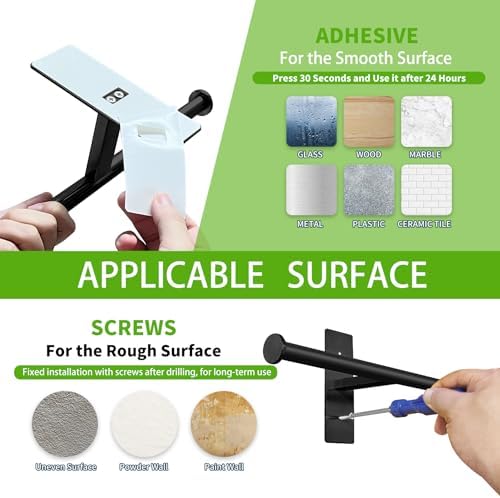 Double Roll Toilet Paper Holder Black Stainless Steel