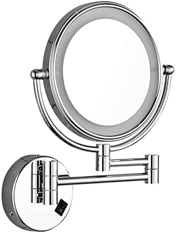 ZADiko Wall-Mounted Makeup Mirror with 7x LED Magnification