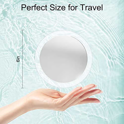 MIYADIVA 30X Magnifying Mirror with Suction Cups for Makeup and Travel