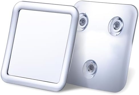 MirrorVana Travel Shower Mirror - Stay Sharp Stay Cool