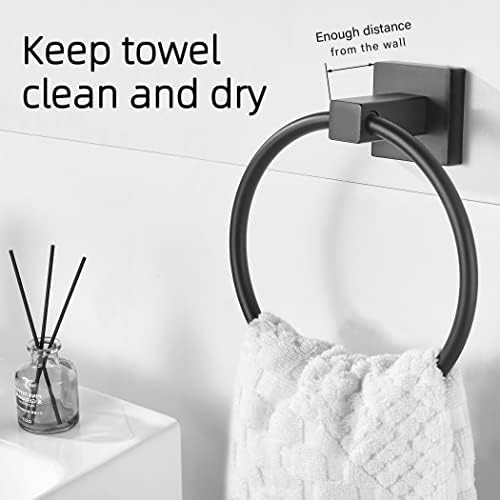 Black Toilet Paper Holder Set