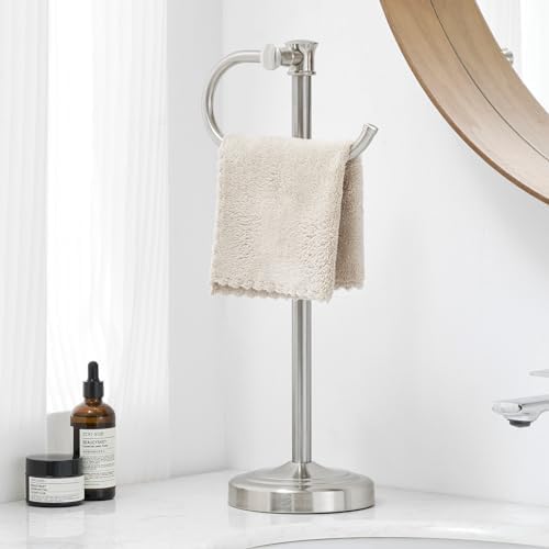 BESy 17-Inch Brushed Nickel Towel Bar