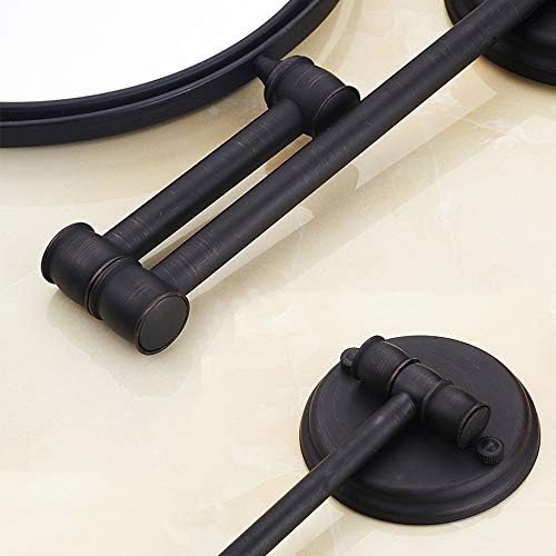 GLYYR 8 Inch 3X Magnification Double-Sided Wall Mount Makeup Mirror