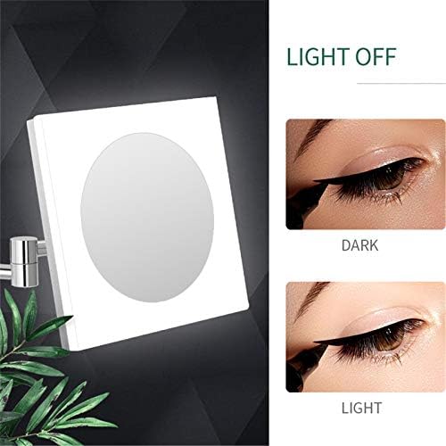 zxzuv compact pocket mirror with LED