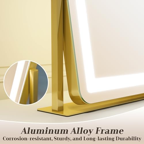 Chic Gold Vanity Mirror