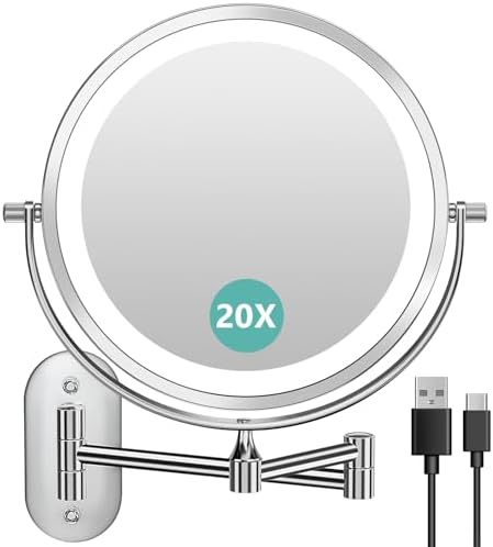 Wall Mounted Magnifying Makeup Mirror