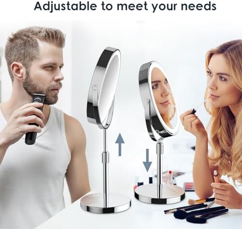 Adjustable Makeup Mirror with Lights