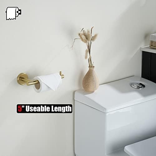 Premium Toilet Paper Holder for 5-Inch Rolls