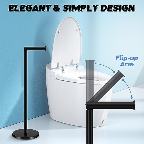 TACGEA Toilet Paper Holder Stand
