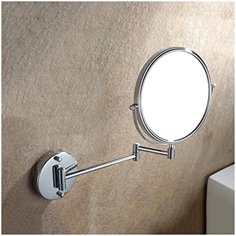 ZADIKO 5X Magnifying Wall-Mounted Makeup Mirror Copper for Home Bathroom