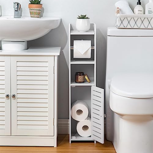 Compact Toiletpaper Holder Stand for Small Spaces Immediate Action