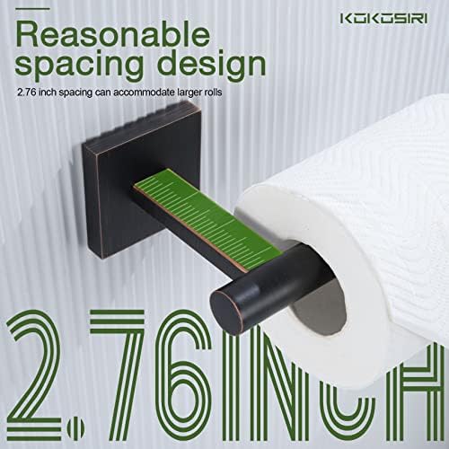 Sleek Oil Rubbed Bronze Toilet Holder Mega Rolls Stainless Steel KOKOSIRI