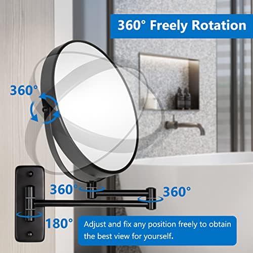 Decluttr 9 Wall Mounted Makeup Mirror