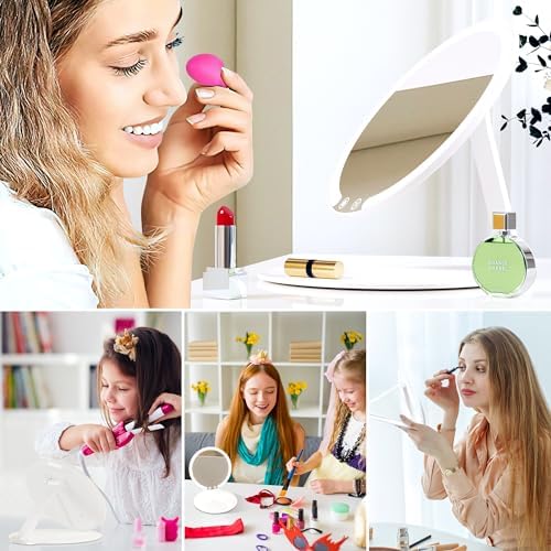 Compact Makeup Mirror with Lights
