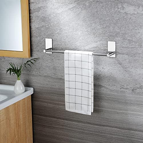 Taozun 16-Inch Self-Adhesive Towel Bar Stainless Steel