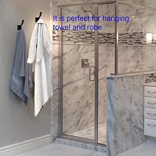 Black Coats Towels Hooks