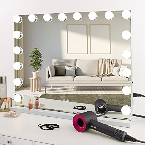 COOLJEEN Large Hollywood Makeup Mirror
