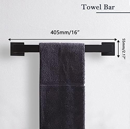 5-Piece bathroom hardware set sleek and affordable