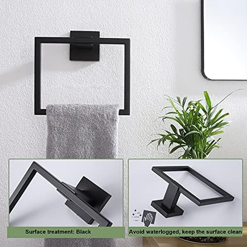 Modern Hand Towel Hanger Stainless Steel Bathroom Towel Holder