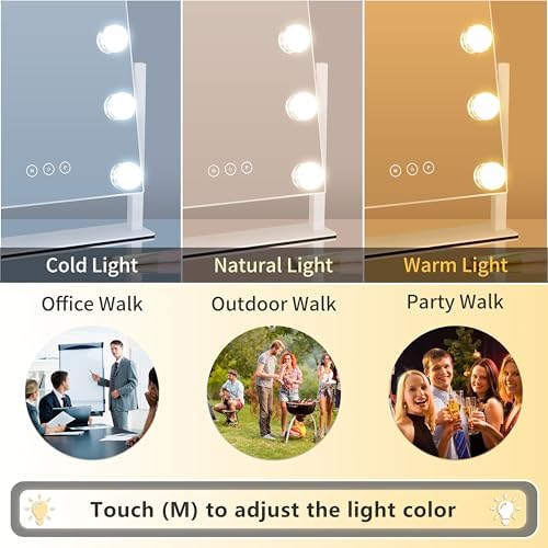Elegant Lighted Vanity Mirror