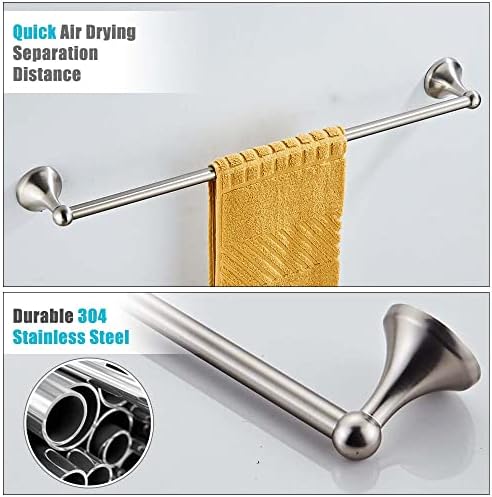 SUNTAI 4-Piece Adjustable Adjustable Bathroom Accessory Set