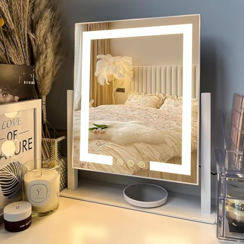 Kottova Hollywood Vanity Mirror with 360 Rotation and 10X Magnification