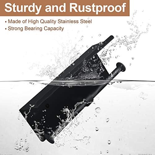 Sturdy Double Roll Toilet Paper Holder for Bathroom More