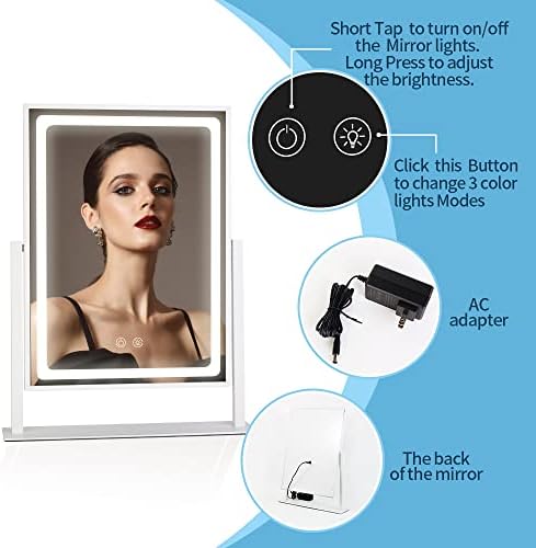 BrightinWD Lighted Makeup Mirror