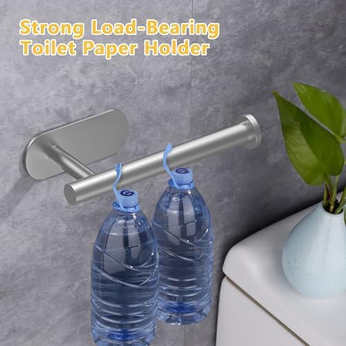 Stainless Steel Stick-On Toilet Paper Holder