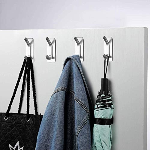 YIGII Stainless Steel Towel Hook 4-Pack
