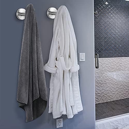 NearMoon Premium Stainless Steel Bath Towel Hook 4-Pack