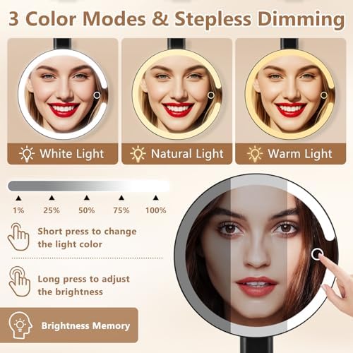 Decluttr Magnifying Mirror with Light