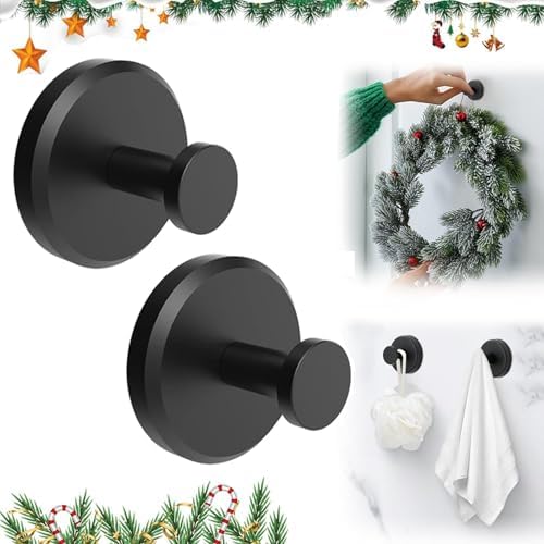 2-Piece Stainless Steel Suction Cup Hooks