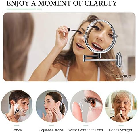 7X Wall-Mounted Makeup Mirror