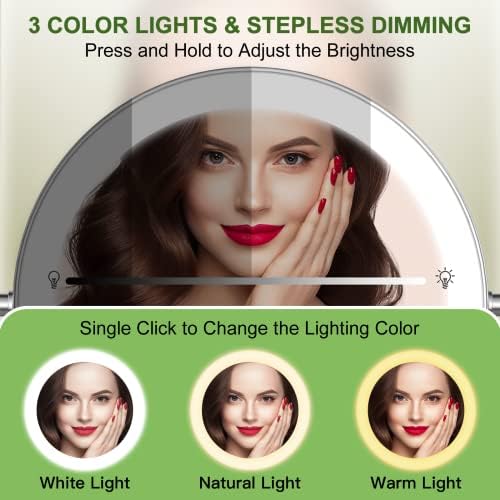 Precision 9-Inch Wall-Mounted Makeup Mirror for Professional Personal Use