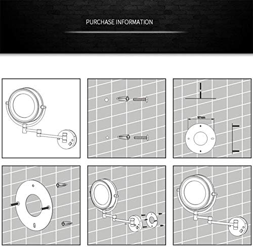 Glowing Vanity Mirror with LED Light for Bathroom