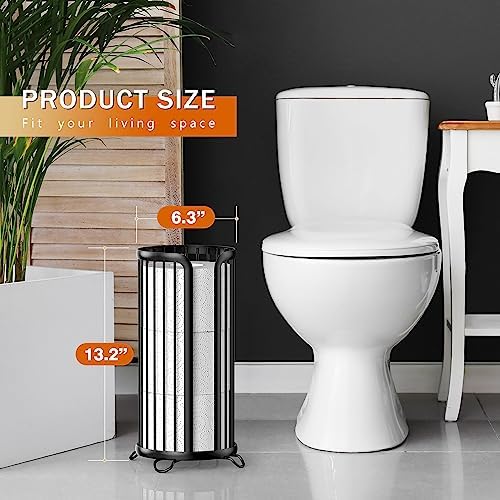 Toilet Paper Holder Stand Heavy-Duty Modern Style