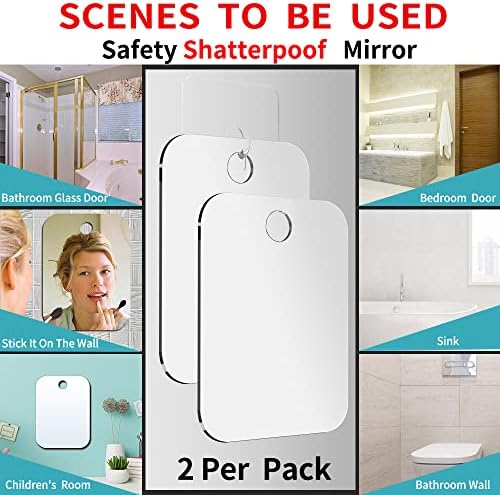 Shatterproof Bengal Face Mirror PortableFogless